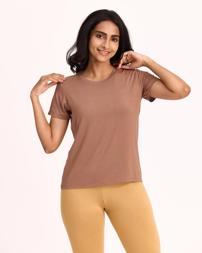 Women AM / PM Modal Tee - Skin