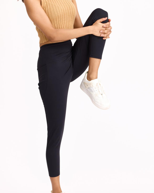 Women Black Highwaist leggings