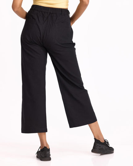 Women Flare Pants - Black