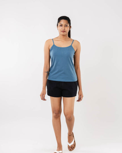 Women Cadet Blue Camisole Slip