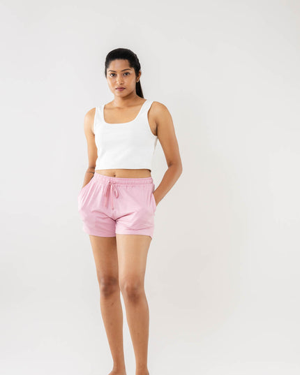 Women Lt.Pink Shorts