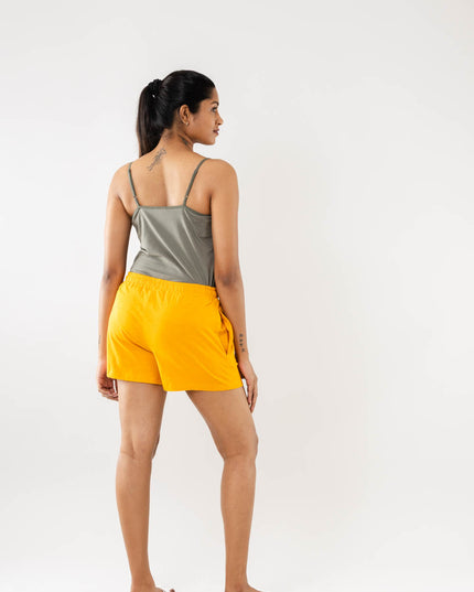 Women Yellow Women Shorts