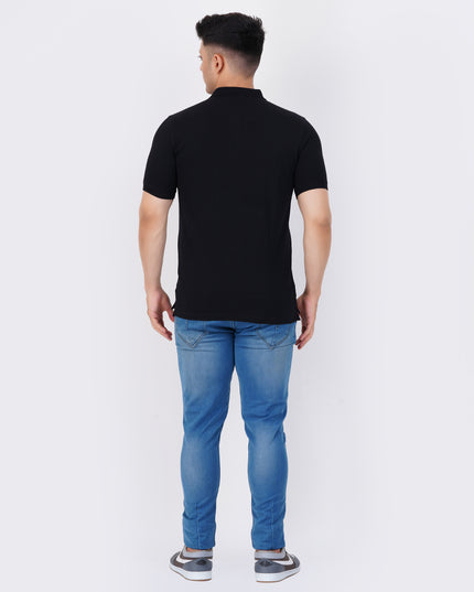 Men's Black Polo Tee